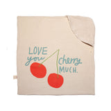 Maison D'ete peškir sa kapuljačom love you cherry much, sand