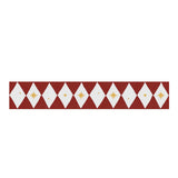 Dekornik bordura diamonds with stars, red