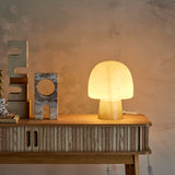 Bloomingville paddy staklena stona lampa, zelena