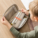 Done by Deer tiny trails pencil case, green