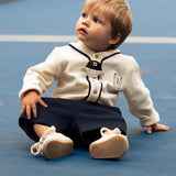 Donsje Stanzen Clip | Sporty Lammy | Off White Leather