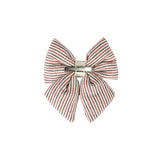 Donsje Klasina Clip | Blue Marine - Scarlet Striped