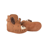 Donsje kapi exclusive booties | fluffy squirrel | walnut nubuck