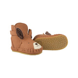 Donsje kapi exclusive booties | fluffy squirrel | walnut nubuck