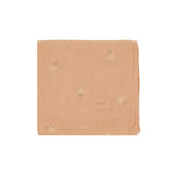 Nobodinoz swaddle in washed double muslin wabi-sabi powder pink blossom