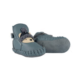 Donsje junus booties | polar bear | blue stone leather