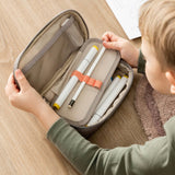 Done by Deer tiny trails pencil case, sand