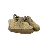 Donsje rije sneakers | beige curly faux fur