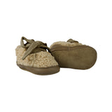 Donsje rije sneakers | beige curly faux fur