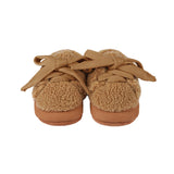 Donsje rije patike, light maple curly faux fur