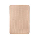 Nobodinoz quilted blanket in washed cotton wabi-sabi powder pink