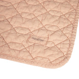 Nobodinoz quilted blanket in washed cotton wabi-sabi powder pink