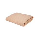 Nobodinoz quilted blanket in washed cotton wabi-sabi powder pink