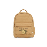 Konges Slojd juno quilted backpack midi, tobacco brown