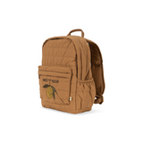 Konges Slojd juno quilted backpack midi, tobacco brown