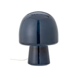 Bloomingville paddy staklena stona lampa, plava