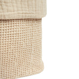 Nobodinoz basket in washed cotton wabi-sabi ginger