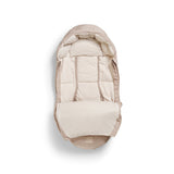 Elodie luxe W&D footmuff tender taupe