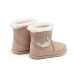 Donsje trene boots | swan | light rose leather