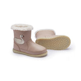 Donsje trene boots | swan | light rose leather