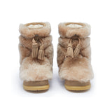 Donej myril boots | light beige sheep wool