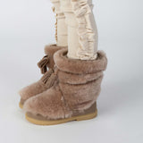 Donej myril boots | light beige sheep wool