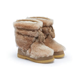 Donej myril boots | light beige sheep wool