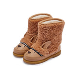 Donsje wadou boots | alpaca | beige curly sheep wool