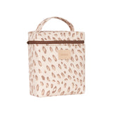 Nobodinoz insulated baby bottle and lunch bag hyde park leonie latte