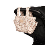 Nobodinoz stroller organizer hyde park leonie latte