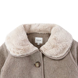 Donsje levian jacket  | dark taupe melange