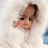 Donsje marigolde jacket  | of white teddy