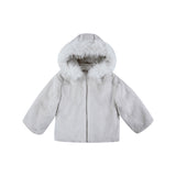 Donsje marigolde jacket  | of white teddy