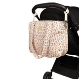 Nobodinoz waterproof stroller bag hyde park leonie latte