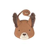 Donsje britta exclusive purse | fluffy squirrel | walnut nubuck