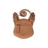 Donsje britta exclusive purse | fluffy squirrel | walnut nubuck