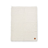 Elodie furry knit vanilla white pokrivač