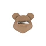 Donsje josy hairclip | mouse | praline leather