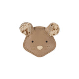 Donsje josy hairclip | mouse | praline leather