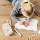 Done by Deer celebration pencil case, sand