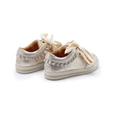 Donsje Lexley Sneakers, Silver Metallic Leather