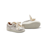 Donsje Lexley Sneakers, Silver Metallic Leather