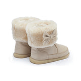 Donsje amarai boots, ivory leather