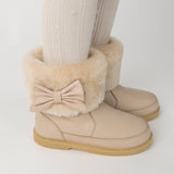 Donsje amarai boots, ivory leather