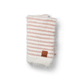 Elodie furry knit faded rose pokrivač