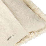 Nobodinoz fringes cushion landscape in washed cotton natural