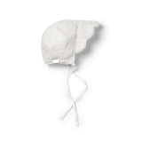 Elodie Details white bouclé baby bonnet