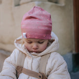 Elodie pink petit river rose winter beanie