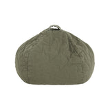 Nobodinoz round quilted beanbag landscape vetiver