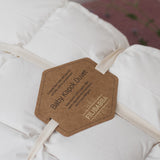 Filibabba kapok baby jorgan, nature white